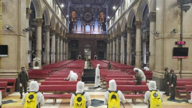 Photo of Basílica de Nazaré passa por desinfecção visando ao combate ao coronavírus