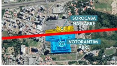 Photo of Shopping entre duas cidades fica ‘dividido’ entre lojas que podem abrir e outras que precisam ficar fechadas