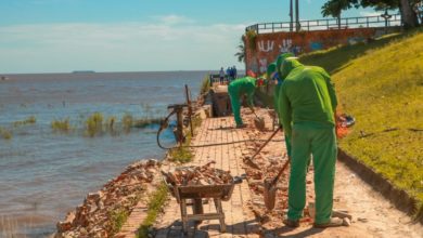 Photo of Começa obra de recuperação do muro de contenção da orla de Icoaraci