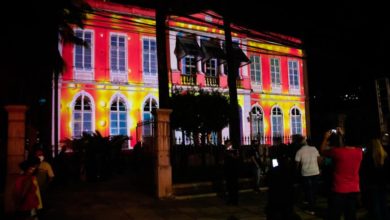 Photo of Projeção ilumina fachada com imagens do Círio e comemora os 50 anos da Codem