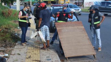 Photo of Sesan apreende carros com entulho em fiscalização no Benguí e Tapanã