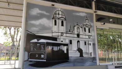Photo of Terminal BRT em São Brás recebe painéis em grafite