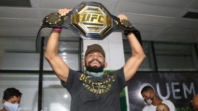 Photo of Campeão do UFC, paraense Deiveson Figueiredo é recebido com festa no Aeroporto de Belém