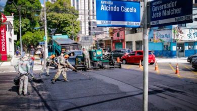 Photo of Sesan inicia recuperação asfáltica dos primeiros trechos da avenida Governador José Malcher