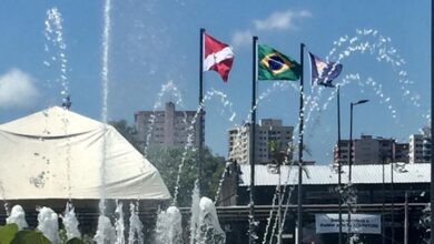Photo of Bandeira do Pará estava invertida em evento do Porto Futuro