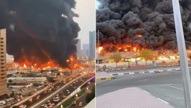 Photo of Grande incêndio atinge mercado nos Emirados Árabes