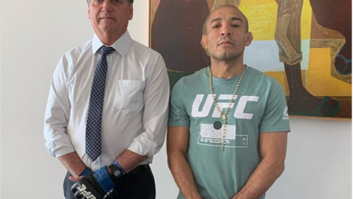 Photo of José Aldo publica foto de encontro com presidente Bolsonaro