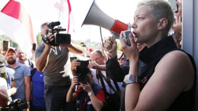Photo of Encapuzados à paisana sequestram líder opositora em Belarus