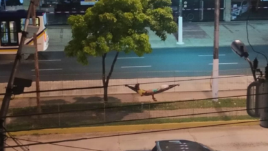 Photo of Homem arma rede em ciclovia da Almirante Barroso