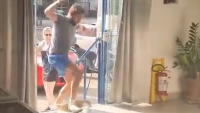 Photo of [VÍDEO] ”Cidadão de bem”, homem não aceita usar máscara e vandaliza sorveteria