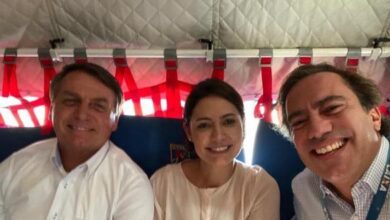 Photo of Bolsonaro desembarca no Marajó, onde passará a noite em barco