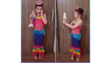 Photo of Mãe posta filho fantasiado de sereia e viraliza: “O que importa é o sorriso dele”