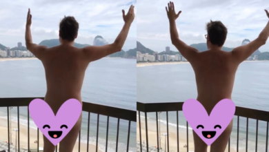 Photo of Fábio Porchat faz vídeo pelado em varanda de hotel no Rio