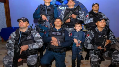 Photo of Garoto fã da PM faz aniversário e policiais fazem surpresa em Novo Progresso,PA