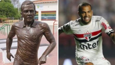 Photo of Estátua de Daniel Alves é inaugurada em Juazeiro e vira meme: “Parecendo Padre Cícero”