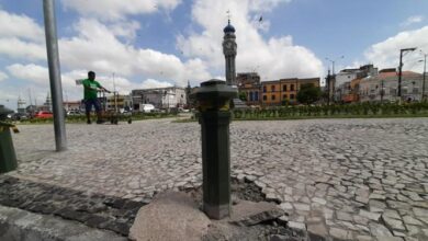Photo of Reinaugurada recentemente, Praça do Relógio tem peças de ferro furtadas