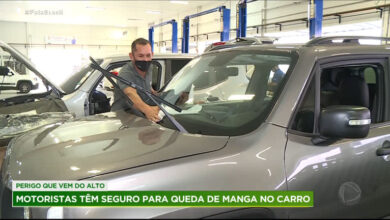 Photo of Motoristas fazem seguro contra queda de manga em Belém
