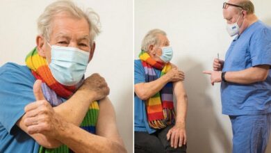 Photo of Ian McKellen, intérprete de Magneto da série X-Men, é vacinado contra coronavírus