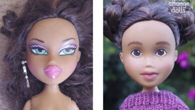 Photo of Mãe modifica bonecas da filha para lhes dar uma aparência mais infantil e natural