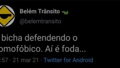 Photo of Depois de xingar seguidores, perfil Belém Trânsito é acusado de homofobia e apaga postagem