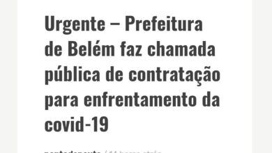 Photo of Prefeitura de Belém ignora aprovados em concurso público e agiliza contratação de temporários