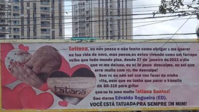 Photo of Homem cria outdoor prometendo fechar BR-316 caso ex-namorada não reate relacionamento