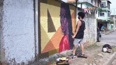 Photo of Leona Vingativa vira grafite no Jurunas