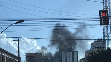 Photo of Internautas registram imagens de incêndio no centro de Belém
