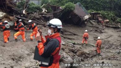 Photo of Deslizamento de terra no Japão deixa pelo menos quatro mortos