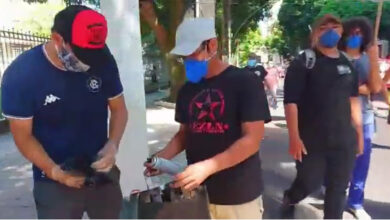 Photo of Suásticas nazistas são pichadas em postes de Belém durante protesto contra Bolsonaro