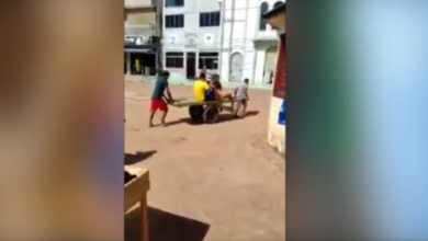 Photo of Mulher em trabalho de parto é socorrida em carrinho de mão no interior do Pará