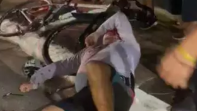 Photo of Entulho despejado em via de Belém deixa ciclista com dentes quebrados