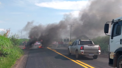 Photo of Eldorado do Carajás: MST interdita BR-155 em protesto contra reintegração de posse da fazenda Cedro