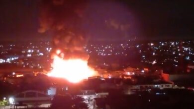 Photo of Incêndio atinge loja de autopeças, no bairro do Telégrafo, em Belém