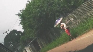 Photo of Outeiro: Homem carrega por mais de 2km cachorro no colo sob o sol forte: “o amor suportar tudo”