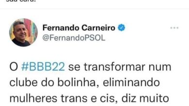 Photo of Fernando Carneiro é criticado após falar sobre BBB: “Bora trabalhar”