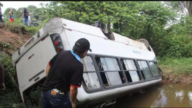 Photo of Ônibus cai em barranco e deixa passageiros feridos em Benevides