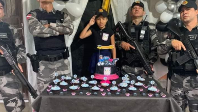 Photo of Bragança: Polícia Militar participa do aniversário de uma criança fã da corporação