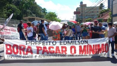 Photo of Servidores municipais de Belém começam greve e interditam avenida Almirante Barroso