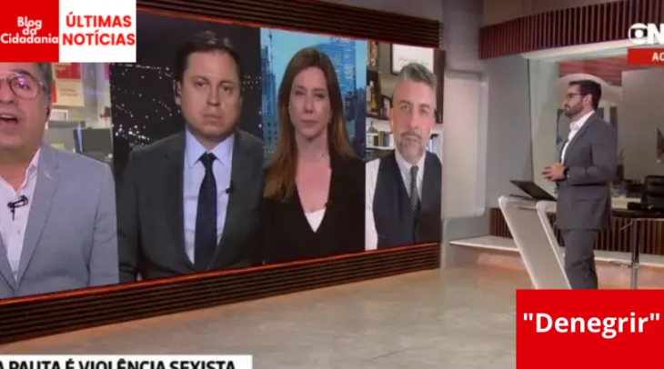 Jornalista da GloboNews é corrigida ao vivo após usar termo