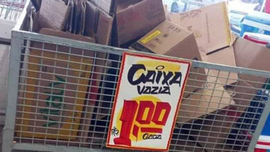 Photo of Supermercado de Ananindeua cobra R$ 1 por caixa de papelão e foto viraliza nas redes sociais