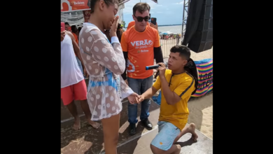 Photo of Romantismo: último domingo de julho em Outeiro tem pedido de casamento
