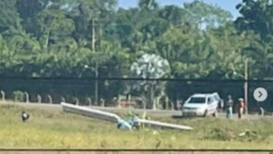 Photo of Avião de pequeno porte cai no município de Benevides