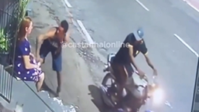 Photo of Em Castanhal, assaltantes com tornozeleira eletrônica roubam celular de idosa. Veja vídeo