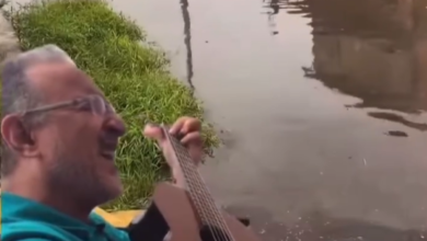 Photo of “Enquanto Belém está no fundo, Edmilson canta” vira meme nas redes sociais