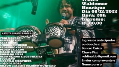 Photo of Artistas de Belém fazem show em solidariedade ao músico e percussionista Nazaco