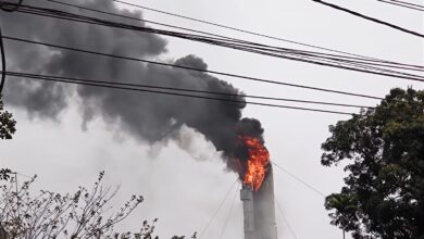 Photo of Incêndio atinge caldeira da fábrica da CERPASA, em Belém