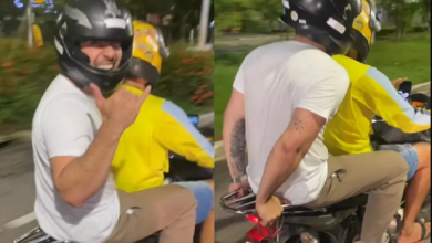 Photo of Murilo Huff se diverte na garupa de mototáxi em Belém
