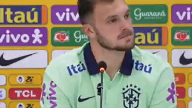 Photo of VERGONHA: Lino Machado, da RBATV, pergunta ao goleiro Lucas Perri sobre “solidariedade da seleção” com atacante Antony