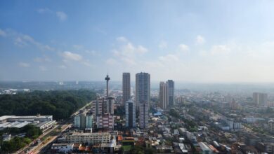 Photo of Belém amanhece encoberta de fumaça